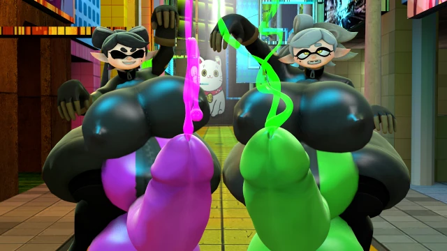 callie (splatoon)+marie (splatoon)+squid sisters