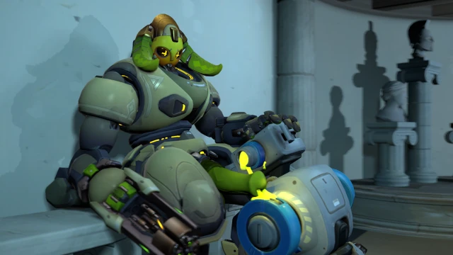 orisa+training bot (overwatch)
