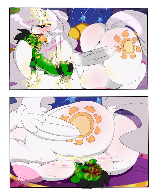 fan character+princess celestia (mlp)