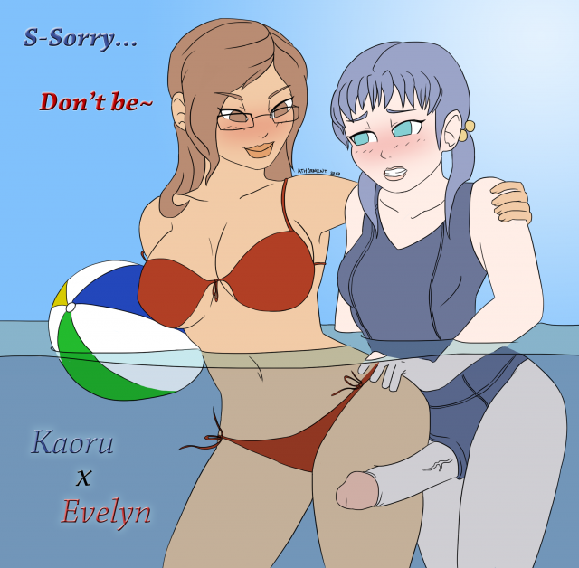 evelyn (athorment)+kaoru (pasted)+original character