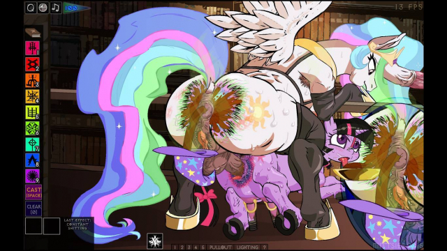 princess celestia+twilight sparkle (mlp)
