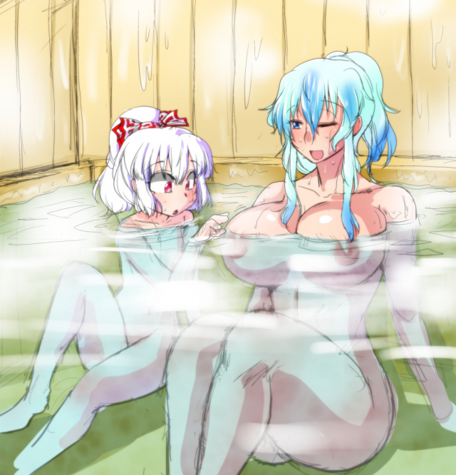 fujiwara no mokou+keine kamishirasawa