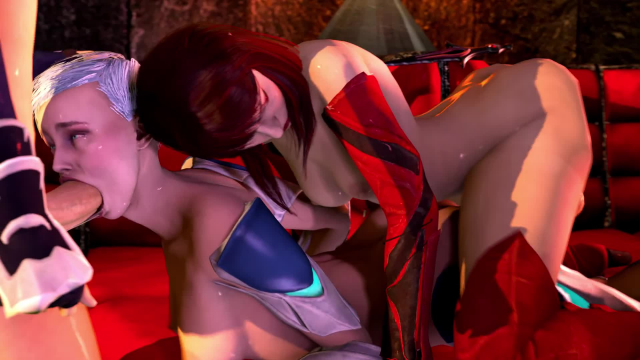 frost (mortal kombat)+kitana+skarlet