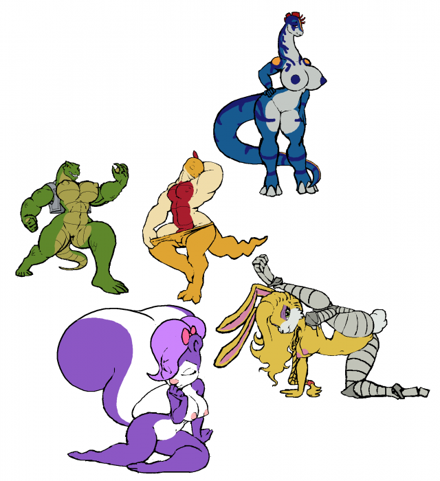 bunnie rabbot+fifi la fume