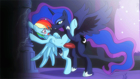 princess luna (mlp)+rainbow dash (mlp)