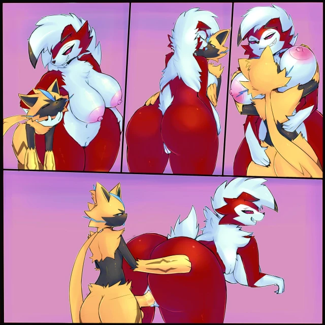 legendary pok�mon+lycanroc+midnight lycanroc+zeraora