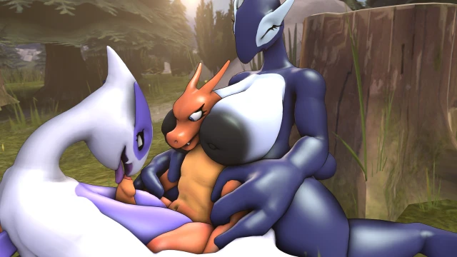 charizard+legendary pok�mon+lugia+shadow lugia