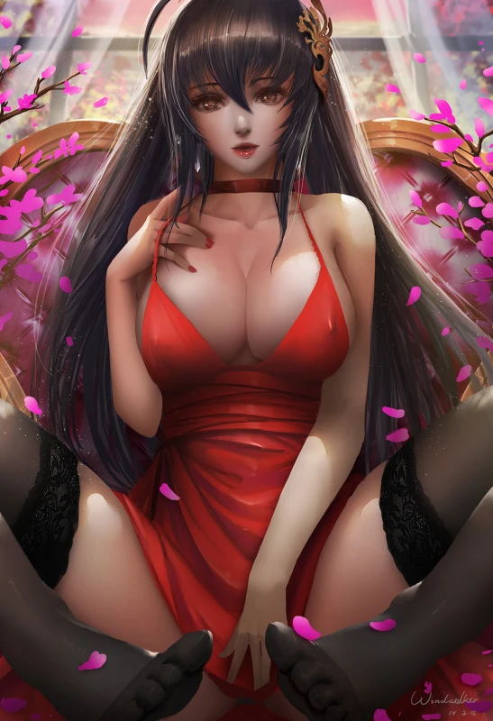 taihou (azur lane)+taihou (forbidden feast) (azur lane)