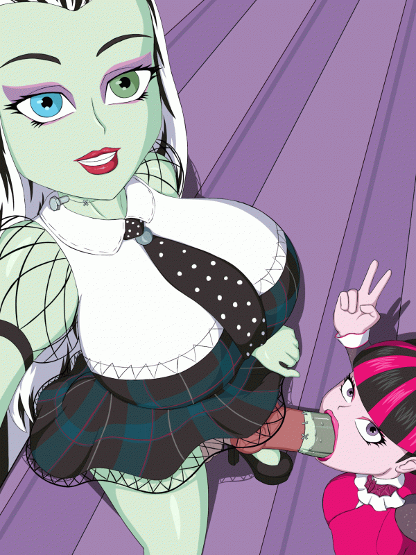 draculaura+frankie stein