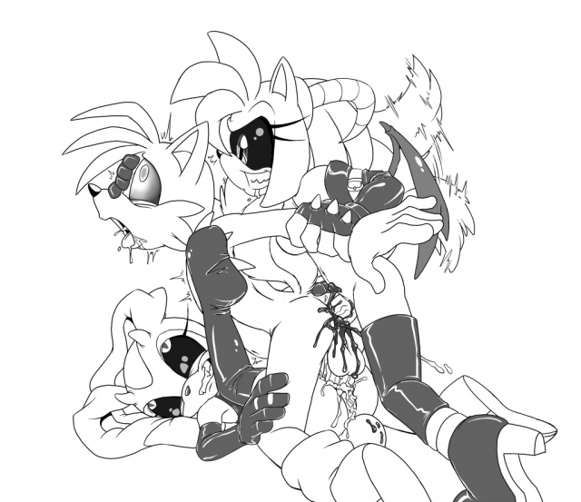 amy rose+cream the rabbit+tails