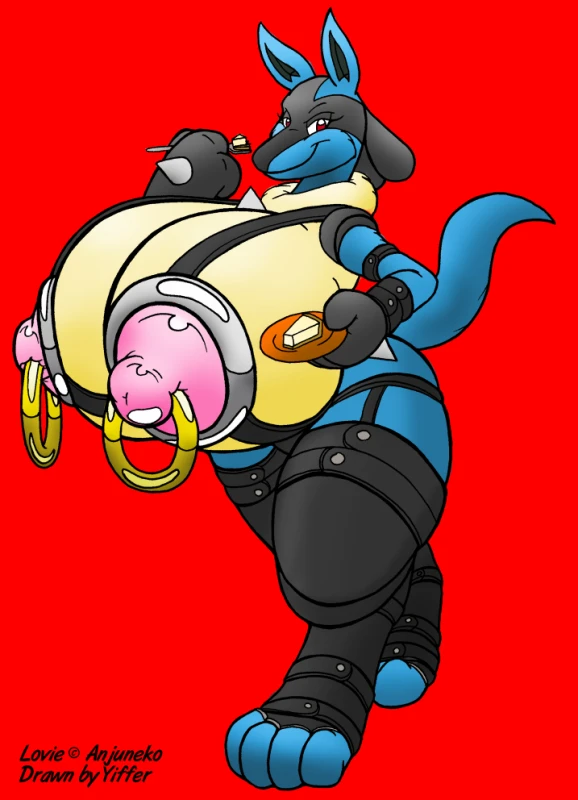 lovie (anjuneko)+lucario