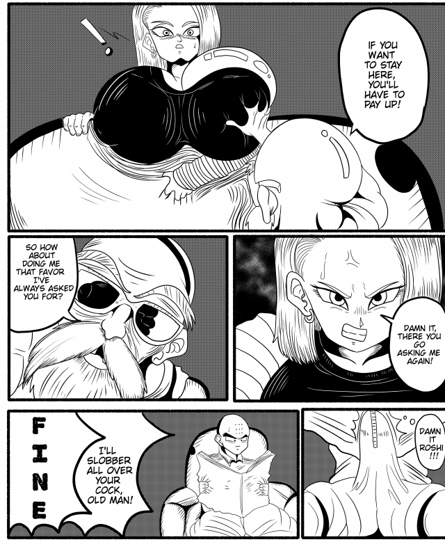 android 18+krillin+master roshi