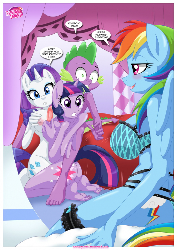 rainbow dash (mlp)+rarity (mlp)+spike (mlp)+twilight sparkle (mlp)