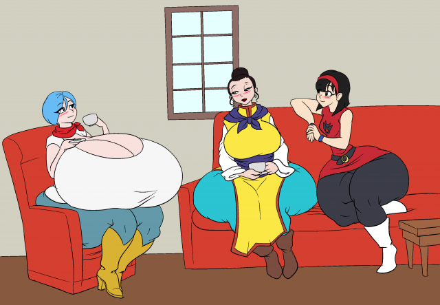 bulma briefs+chichi+videl
