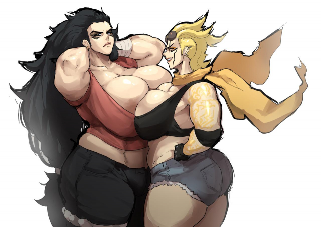 godzilla+king ghidorah+thicczilla