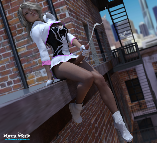 gwen stacy+spideg-gwen