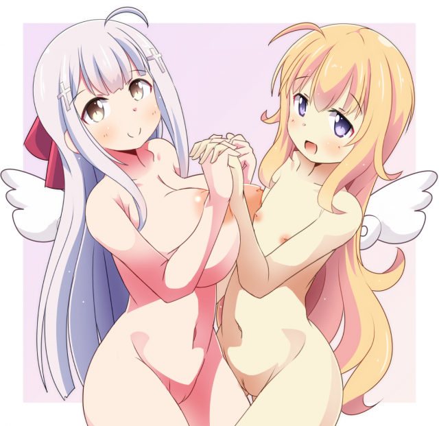 shiraha raphiel ainsworth+tenma gabriel white