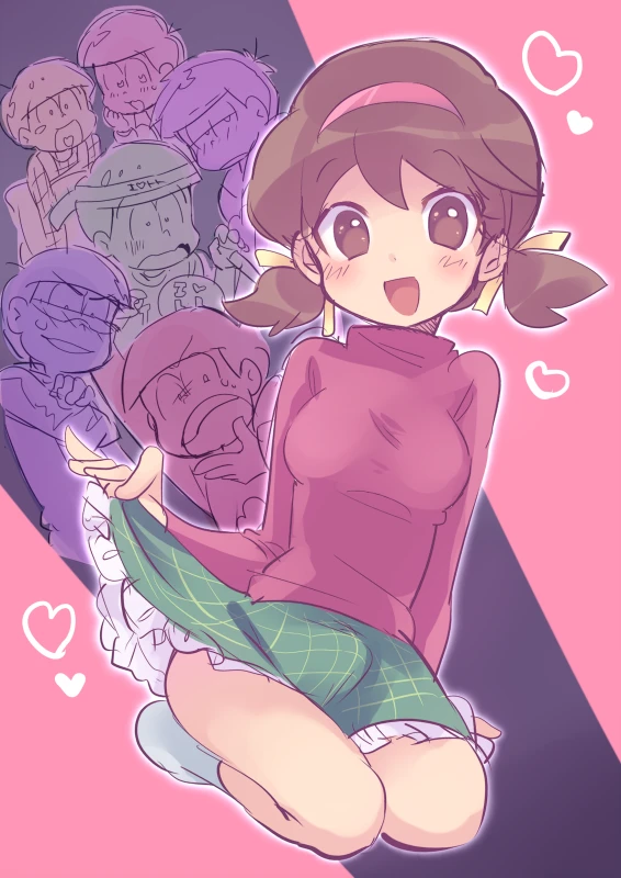 matsuno choromatsu+matsuno ichimatsu+matsuno juushimatsu+matsuno karamatsu+matsuno osomatsu+matsuno todomatsu+yowai totoko