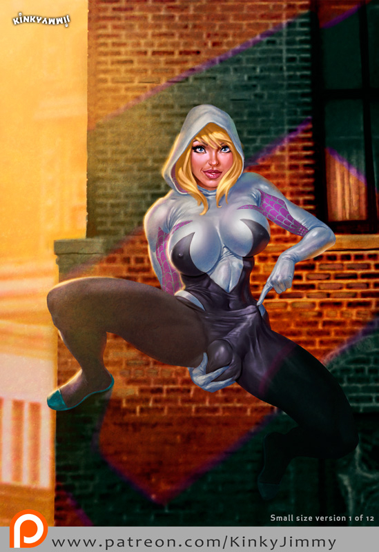 gwen stacy+spideg-gwen