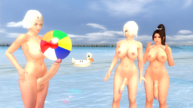 angel (kof)+christie+mai shiranui