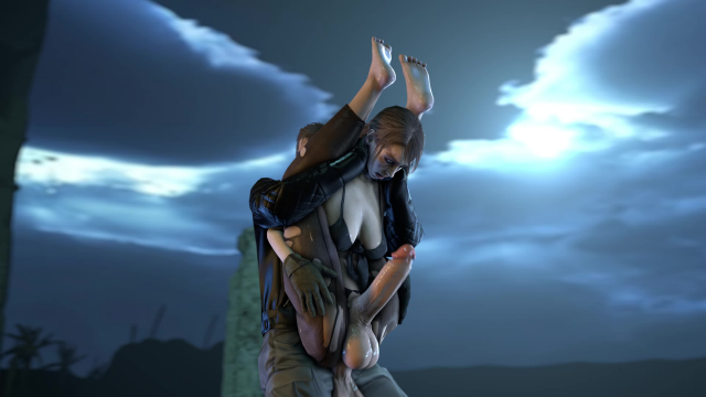 big boss+quiet (metal gear)