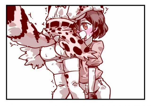 kaban (kemono friends)+serval (kemono friends)