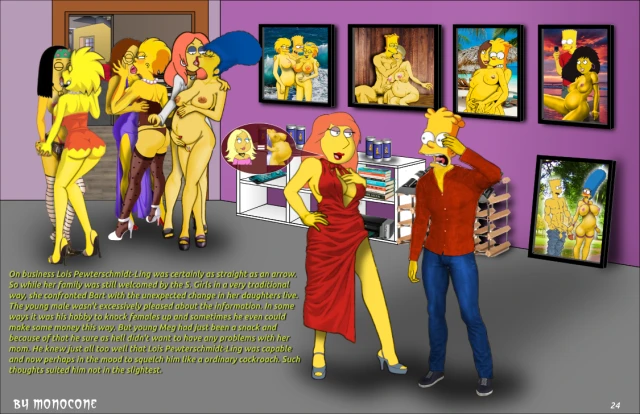 bart simpson+francine smith+hayley smith+lisa simpson+lois griffin+maggie simpson+marge simpson+meg griffin