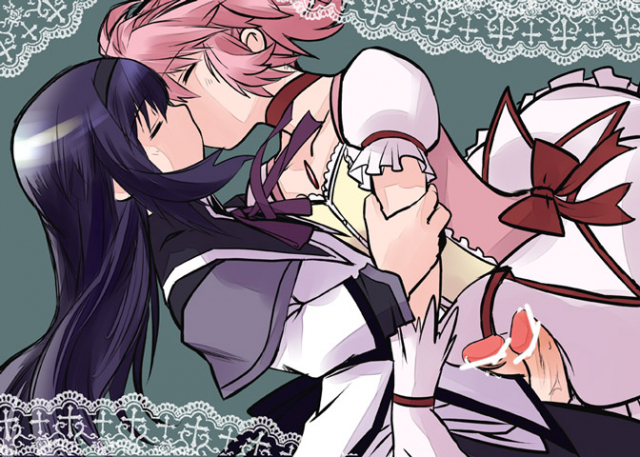 akemi homura+kaname madoka