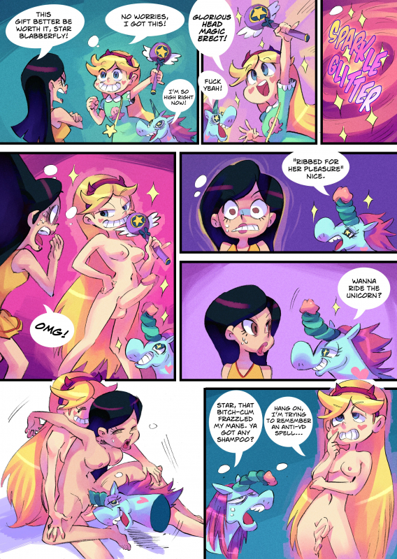 brittany wong+brittney wong+flying princess pony head+star butterfly