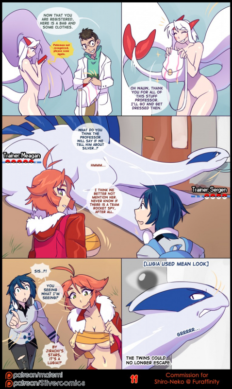 legendary pok�mon+lugia+original character+professor elm