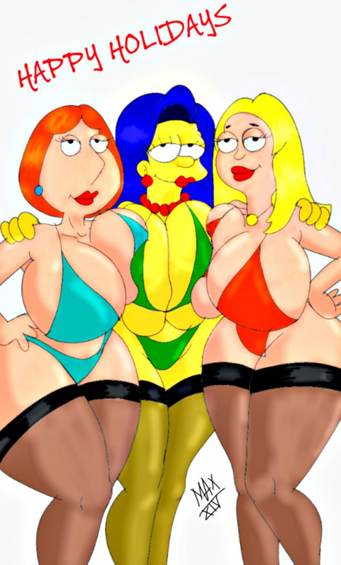 francine smith+lois griffin+marge simpson
