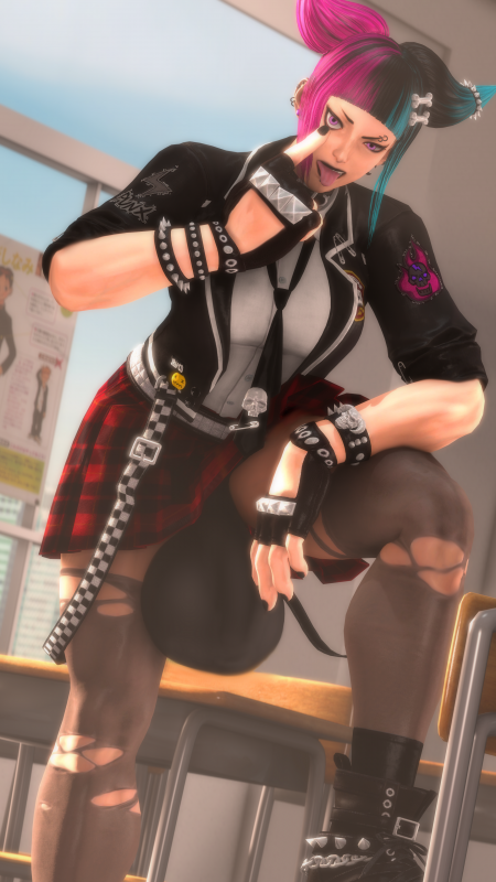 juri han+school uniform juri