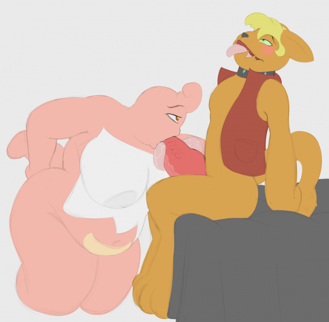 diamond dog (mlp)+fan character+lickilicky