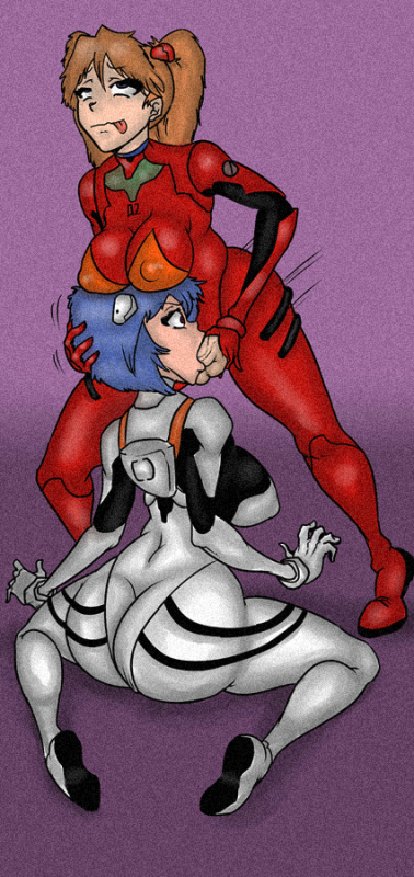 ayanami rei+soryu asuka langley