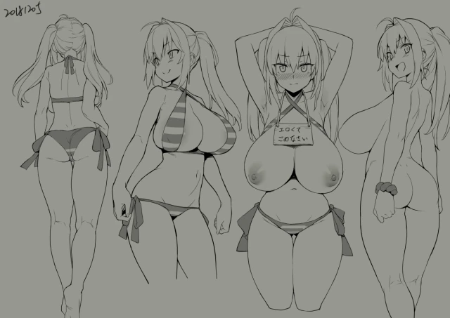 nero claudius (fate) (all)+nero claudius (swimsuit caster) (fate)