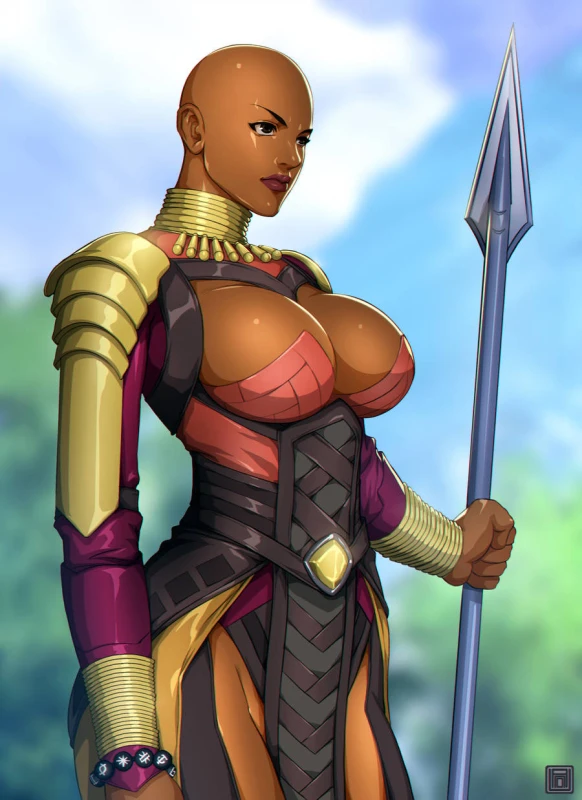 black panther+black panther (marvel)+okoye