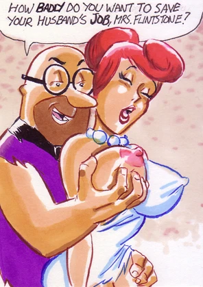 mr. slate+wilma flintstone