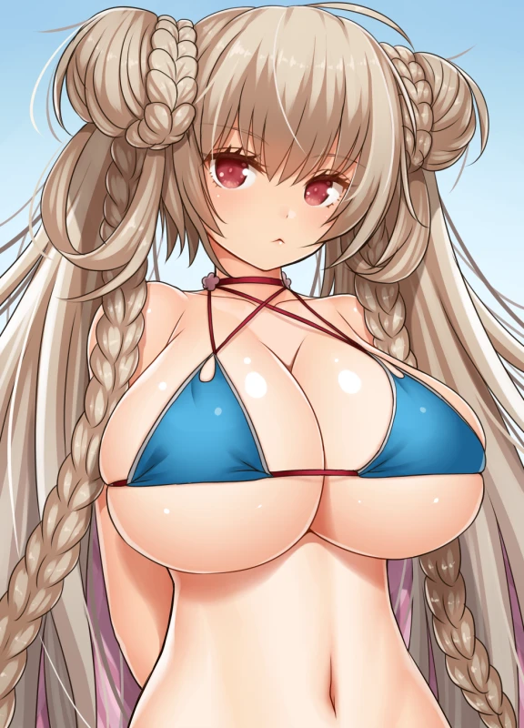 formidable (azur lane)+formidable (the lady of the beach) (azur lane)