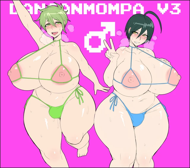 rantaro amami+saihara shuuichi+ssbbw